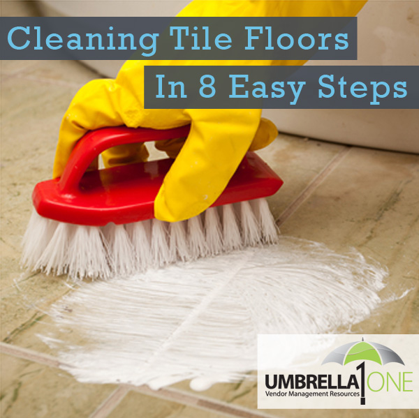 What is the best way to clean tile floors?