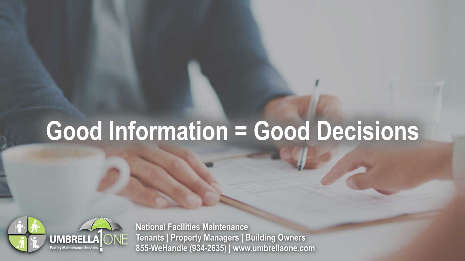 caption: good information = good decisions