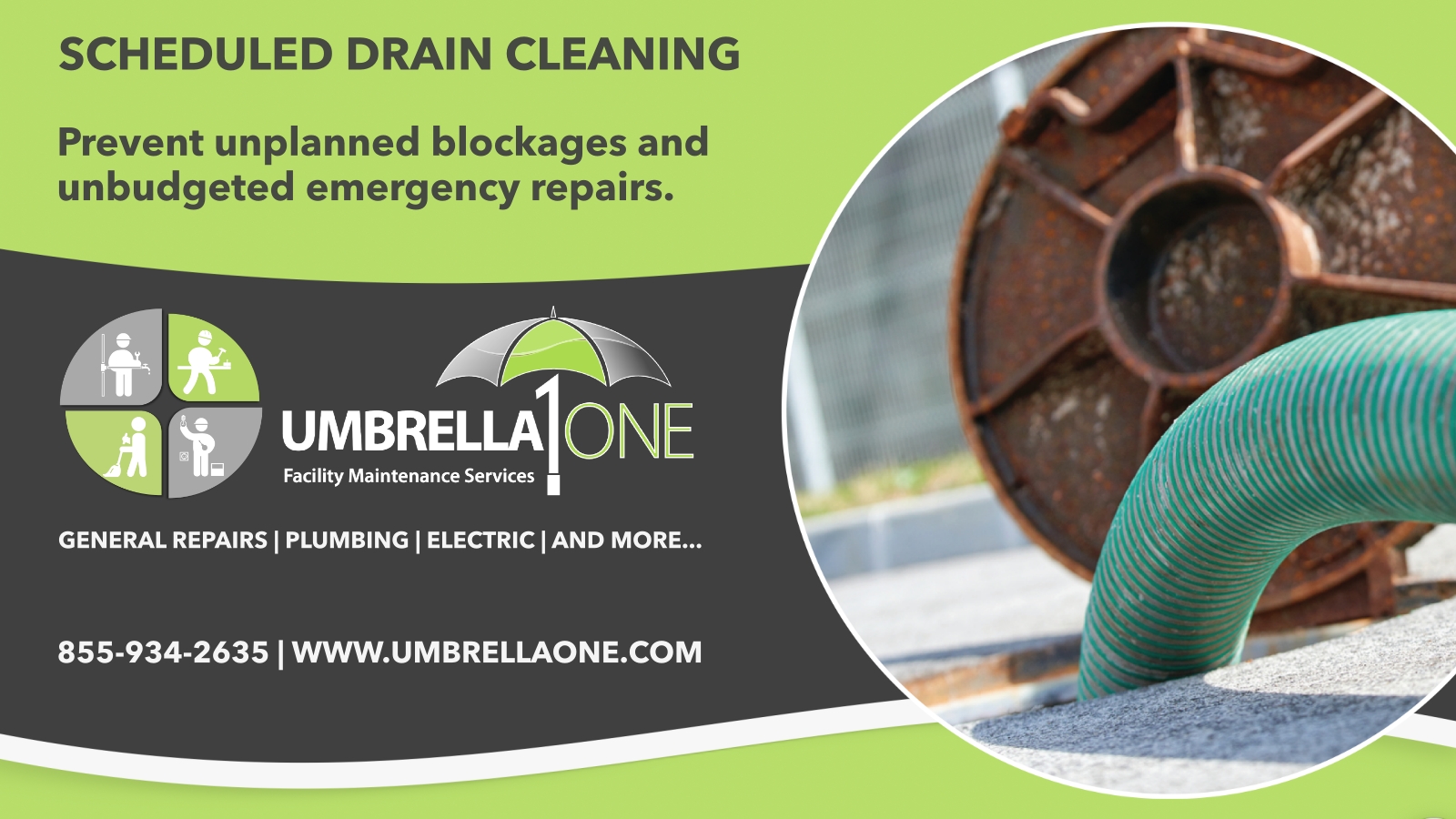 Scheduled drain cleaning